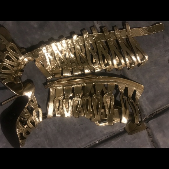 Thigh high gladiator heels - Picture 5 of 5